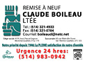 Remise à neuf Claude Boileau